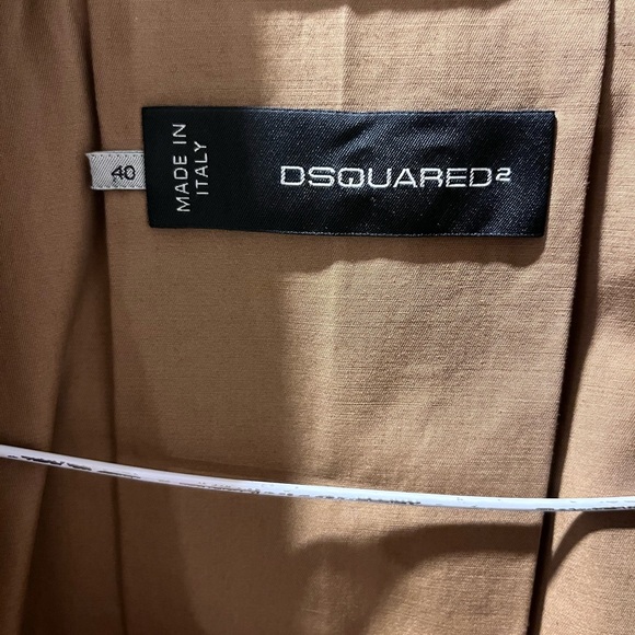 DSQUARED2 Brown Belted Trench Coat - Picture 7 of 9